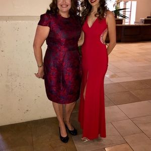 Prom Dress Red size 3/4 Head Turner